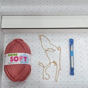 KIT HANDMADE CON FETTUCCIA SUPER SOFT - UNCINETTO E TRACOLLA ORO